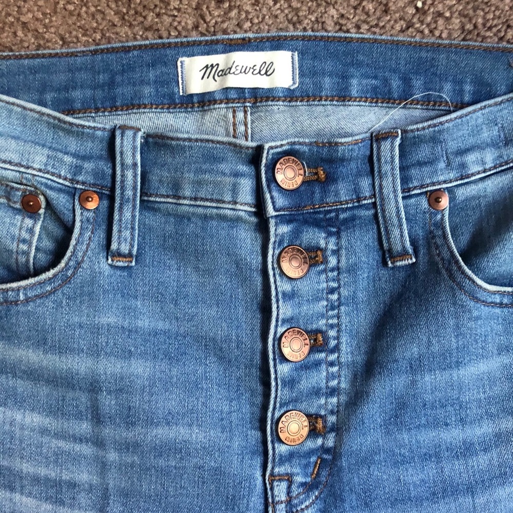 Madewell Cali Denim Boot Jeans in Bees Wash